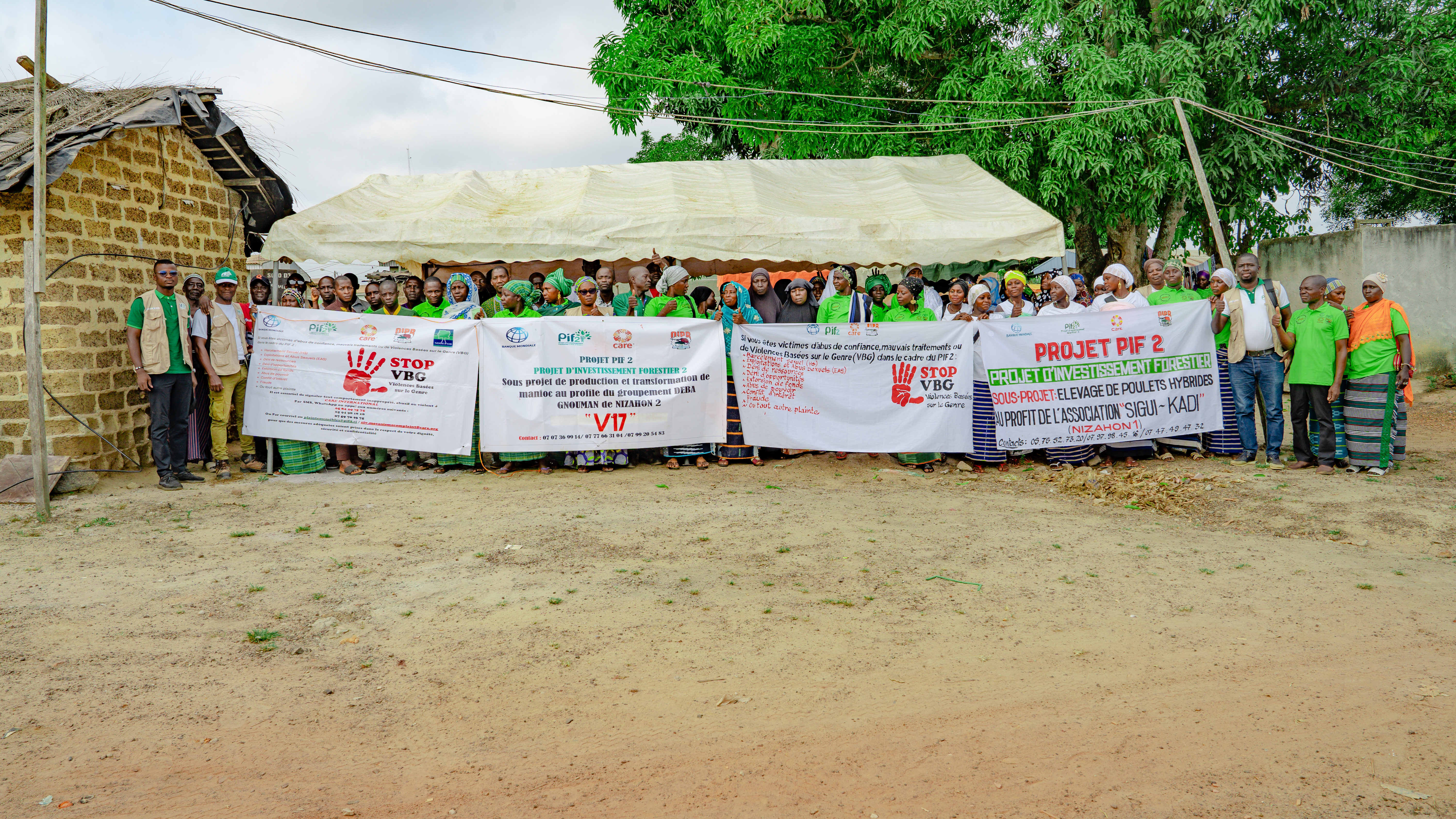 Mission de suivi-évaluation des AGR du PIF2 dans l’agroforêt de Scio et autour des parcs nationaux