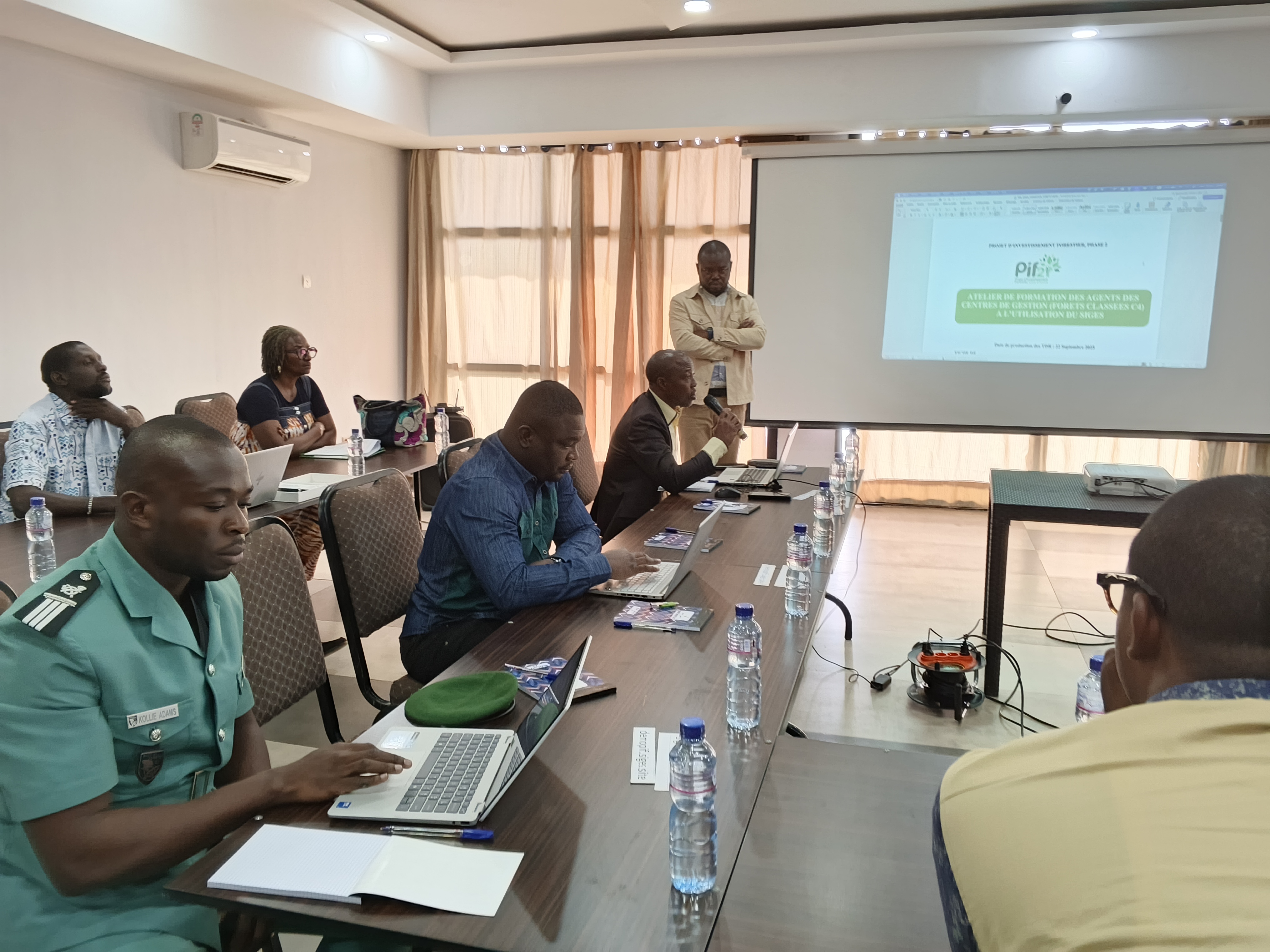 ATELIER DE FORMATION DES AGENTS DES CENTRES DE GESTION (FORETS CLASSEES C4) A L’UTILISATION DU SIGES